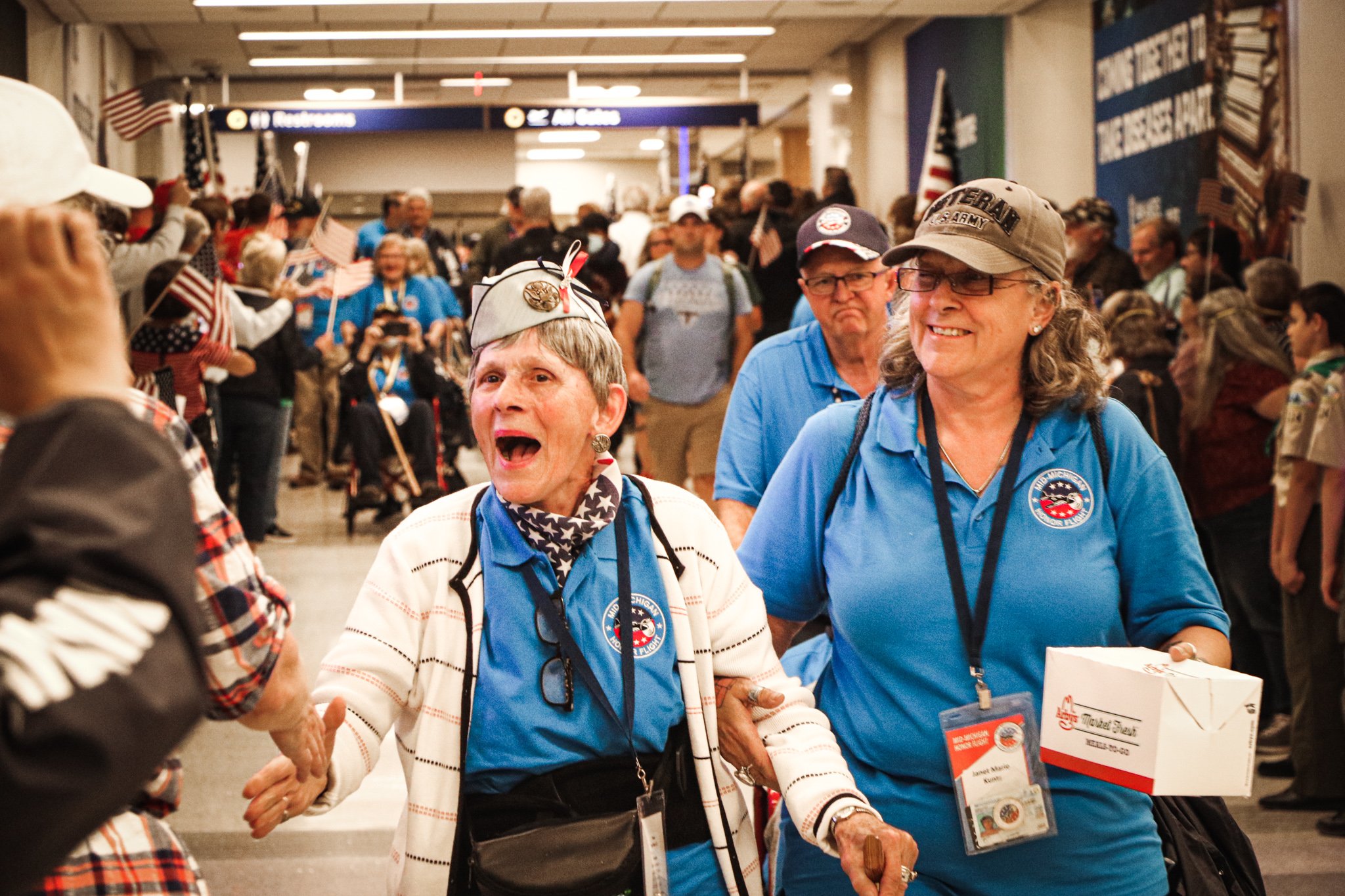 Ford International Airport Welcomes Veterans for Mid-Michigan Honor Flight to Washington D.C.
