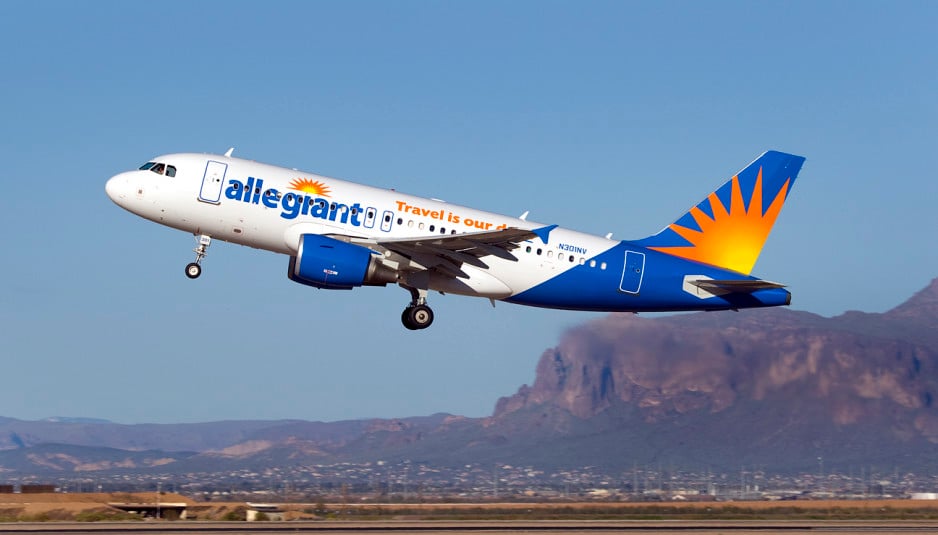 Allegiant Announces New Nonstop Service To Two New Cities With Fares As Low As $59*