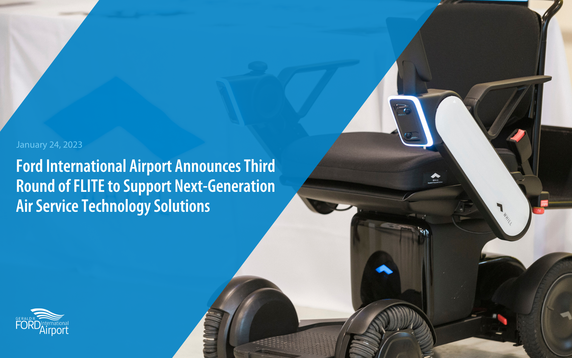 Ford International Airport Announces Third Round of FLITE to Support Next-Generation Air Service Technology Solutions