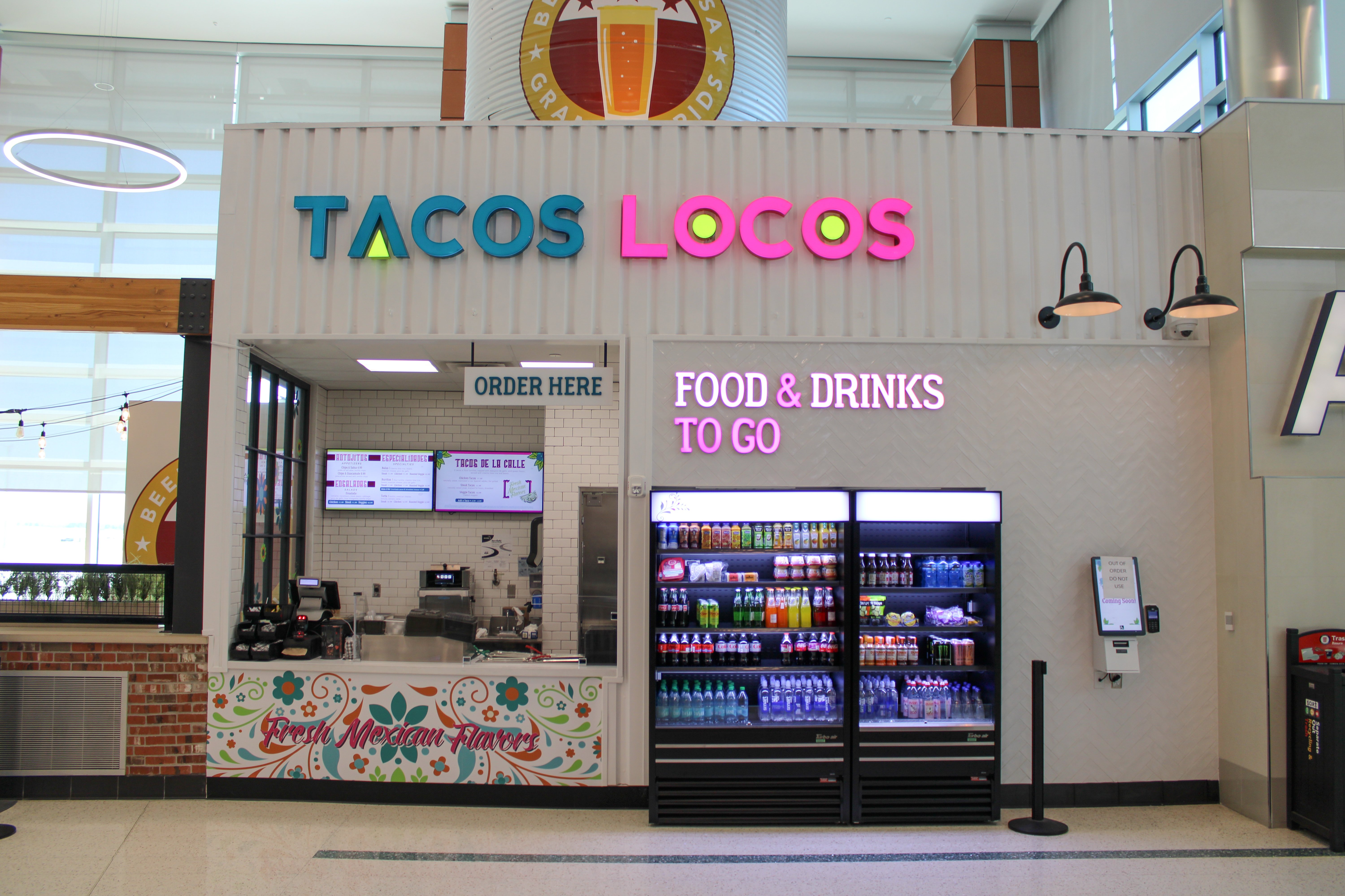Tacos Locos Opens at Gerald R. Ford International Airport