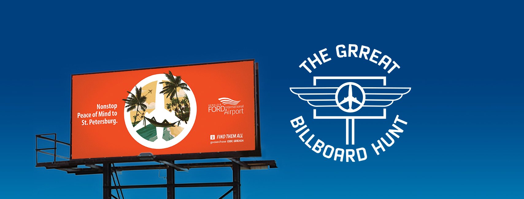 Ford International Airport Promotes Nonstop Routes with The GRReat Billboard Hunt