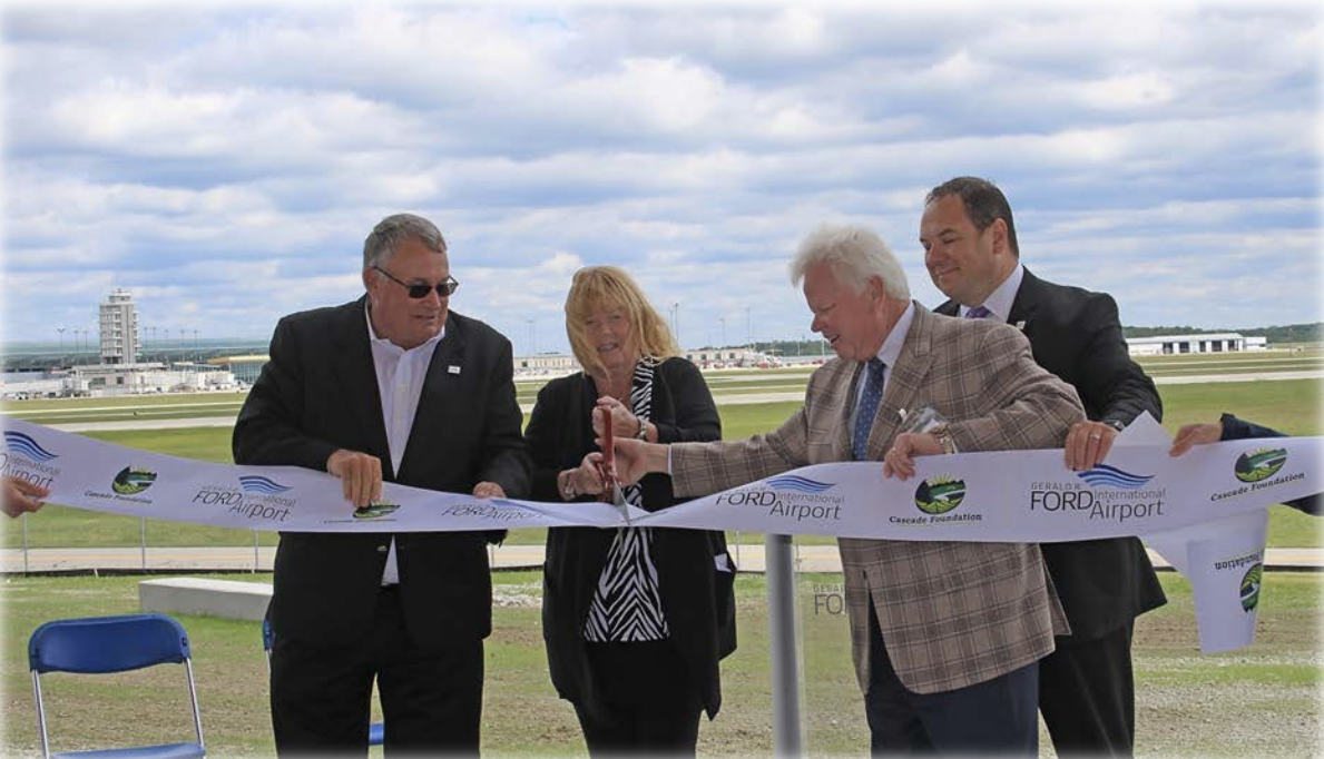 Airport Celebrates Viewing Park Re-Opening with Ribbon Cutting Celebration