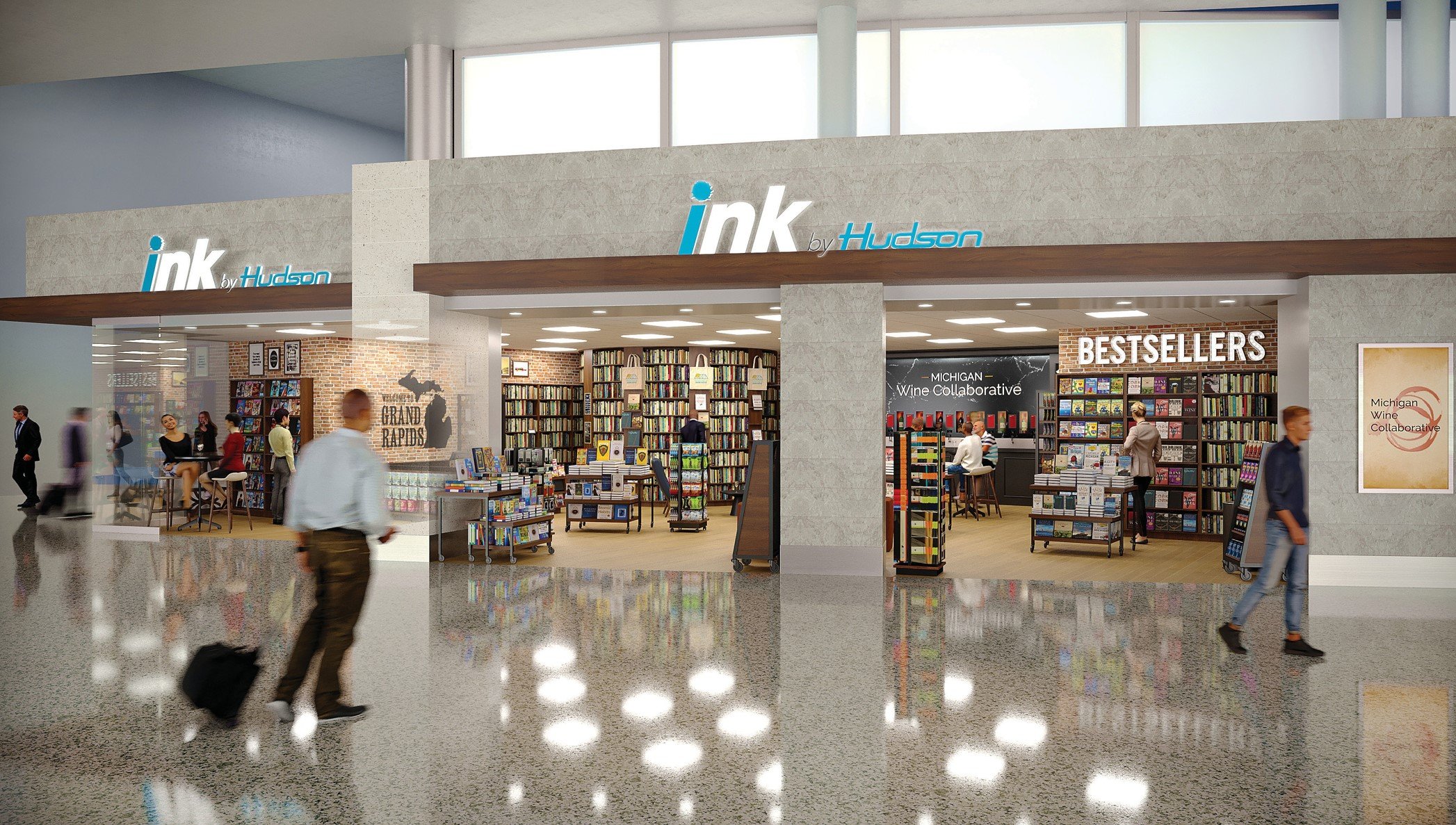 Ford International Airport Set to Open New Bookstore and Wine Bar