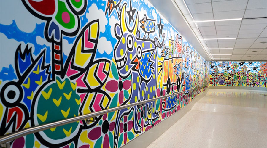 Ford Airport Unveils New Mural by Reb Roberts Second in Series of Public Art Installations Supported by Frey Foundation