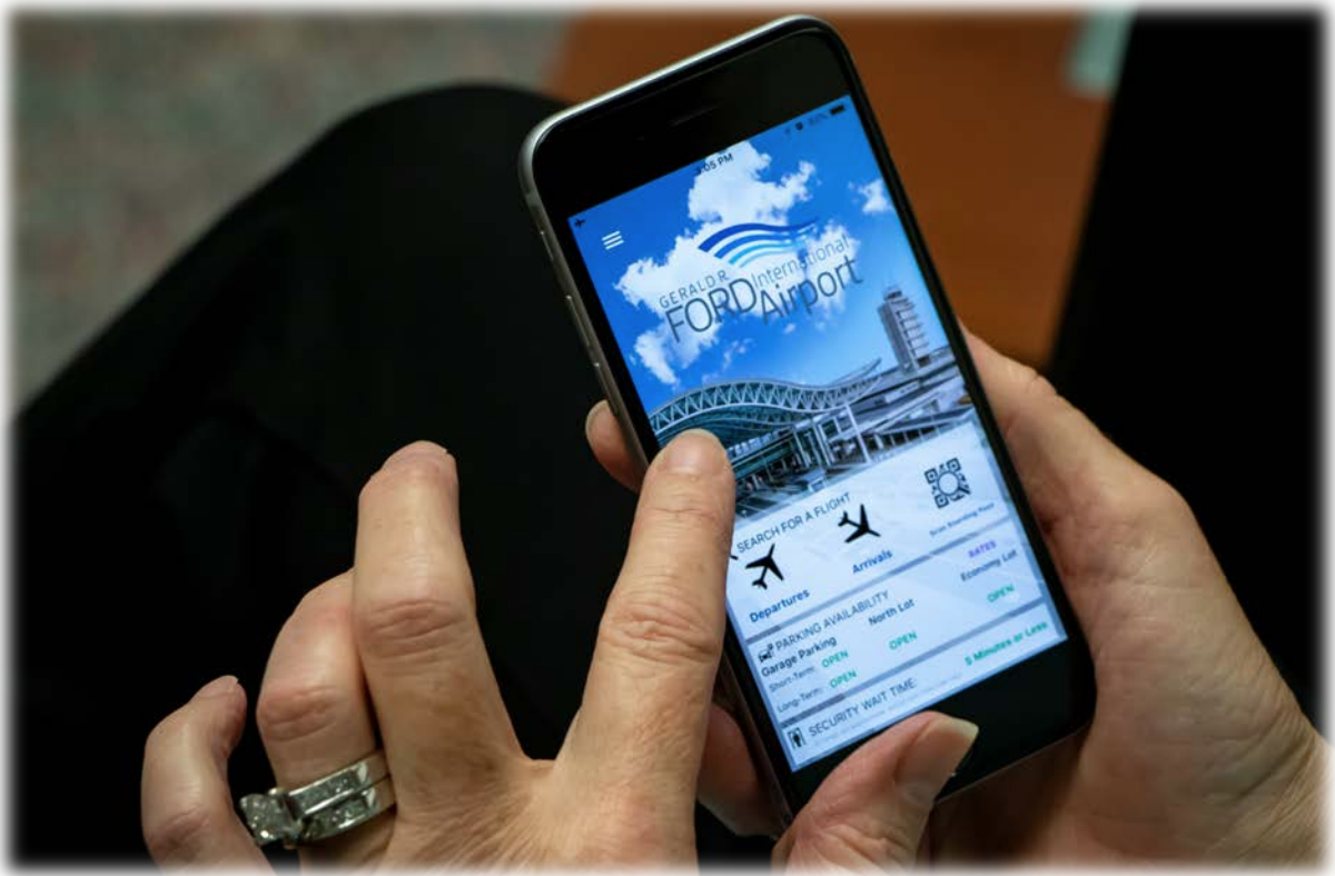 Gerald R. Ford International Airport Launches Mobile App