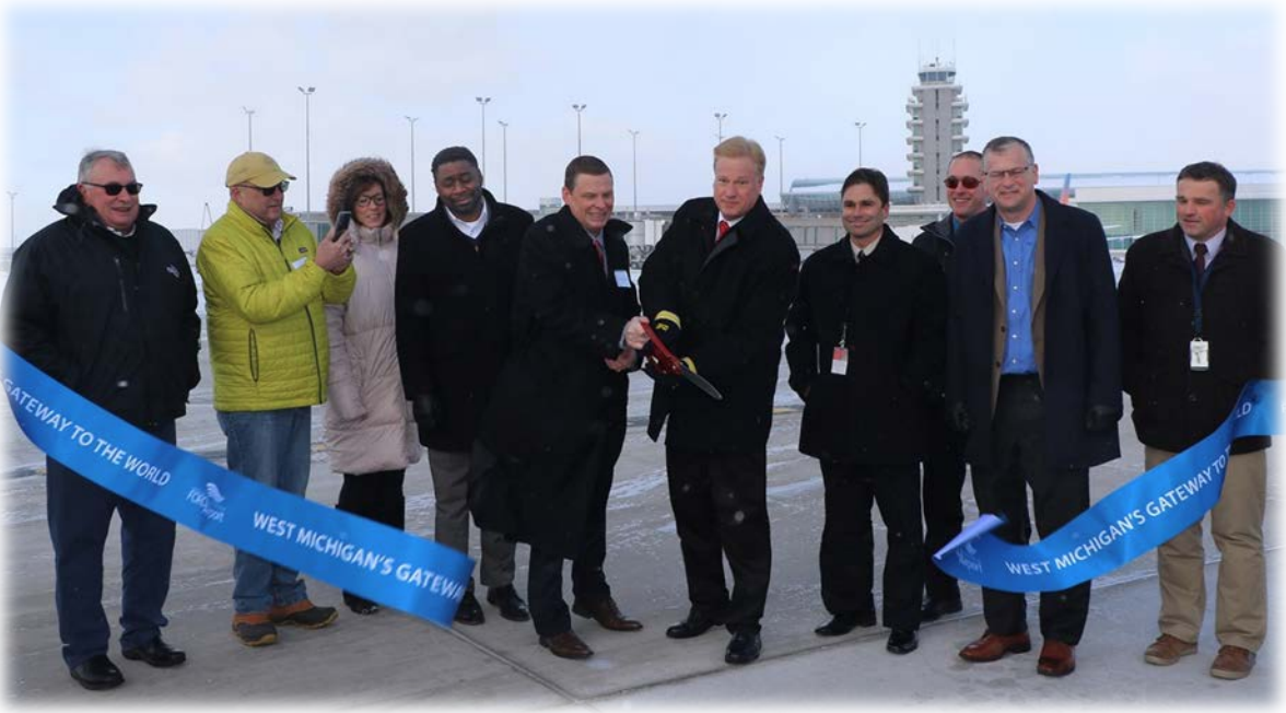 Gerald R. Ford International Airport Completes $30 Million Apron Reconstruction Project