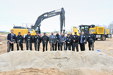 Facilities Team and the Snow Removal Equipment Building Expansion