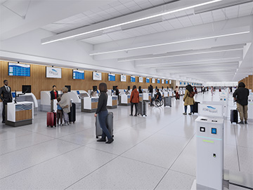 3D rendering of the terminal enhancement project