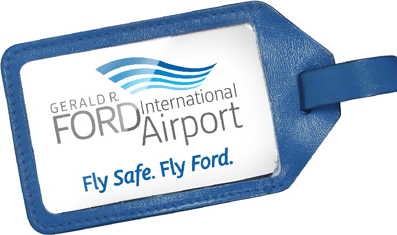 Gerald R. Ford International Airport. Fly Safe. Fly Ford